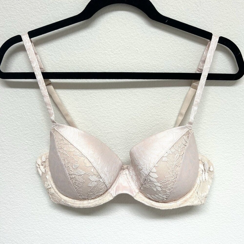 Mariemeili Very Victoria Silvstedt Bra 38C Lace Floral Underwire Stretch Romanti